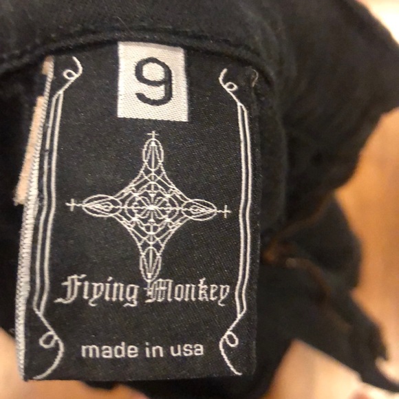 Flying Monkey black skinny jeans size 9 - Picture 4 of 4